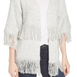 Cupcakes and Cashmere Calypso fringed sweater